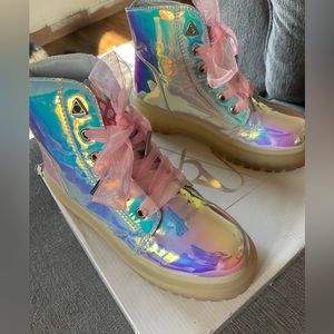 YRU “Slayr Atlantis Boots) Rave Platforms Size 7